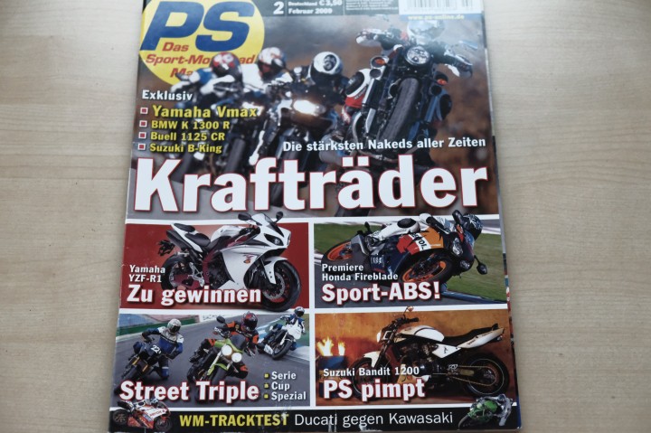 Deckblatt PS Sport Motorrad (02/2009)